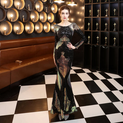 Long Sequin Formal Dress
