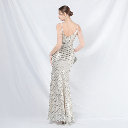 Long Halter Formal Dress