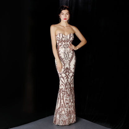 Sequined Formal Dresses with Short Front and Long Back