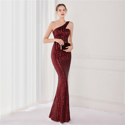 Sequin Long Formal Dress