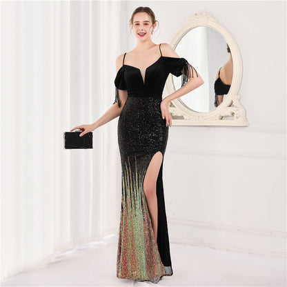 Athena Halter Long Evening Formal Dress