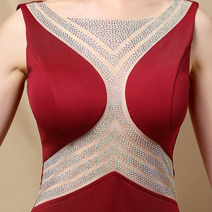 Long Fishtail Neck Formal Dresses
