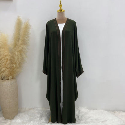 Embroidered Lace Dress Robe