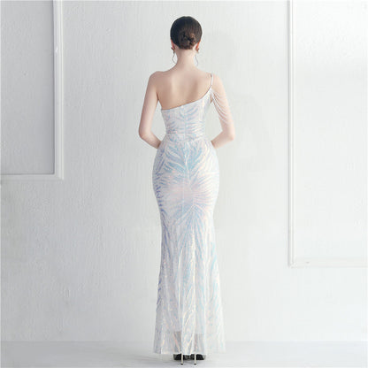 Beaded Sexy Halter Formal Dress