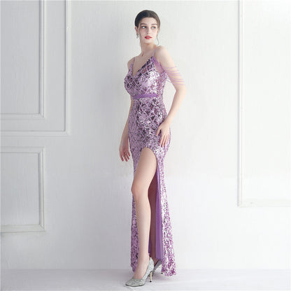 Beaded Illusion Beaded Formal Dress