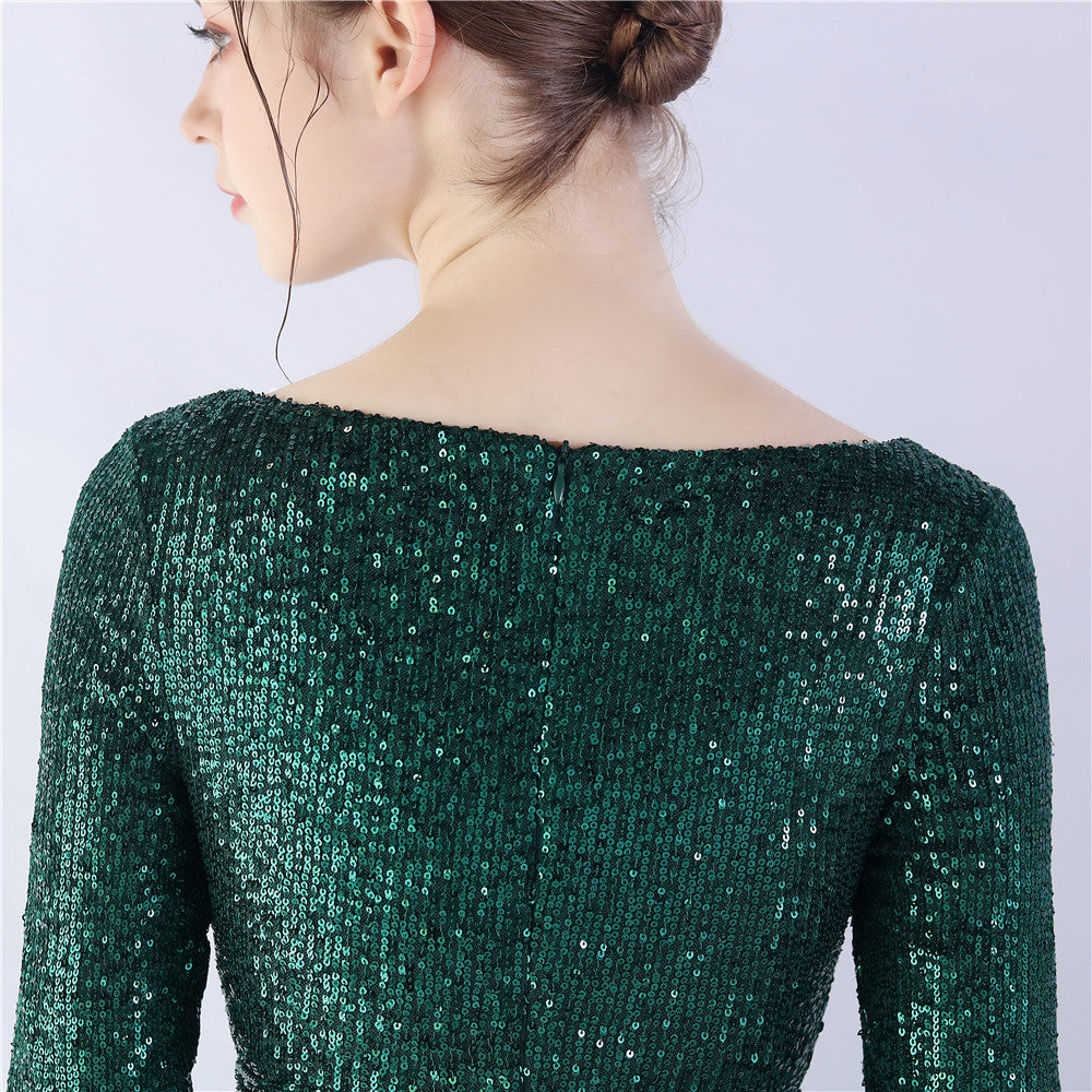 Long Sleeve Formal Dress