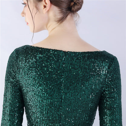 Long Sleeve Formal Dress
