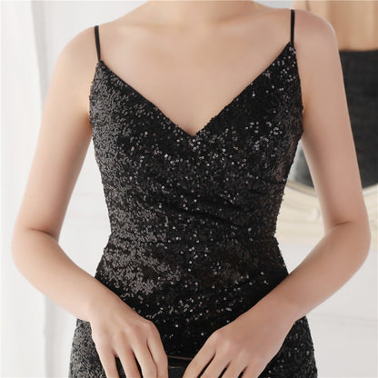 Sequin Fishtail Formal Dress