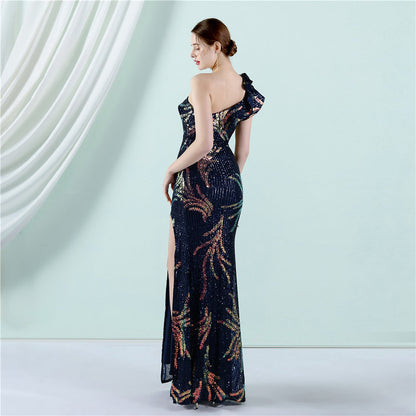 One Shoulder Formal Dress