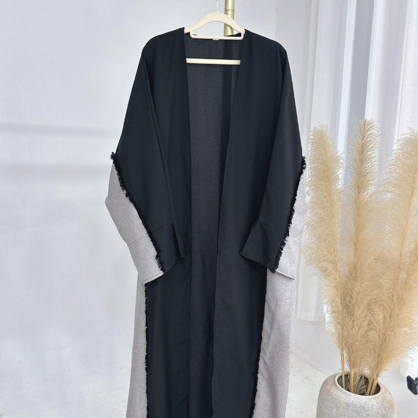 Stylish Patchwork Robe - Cardigan and Dress Style