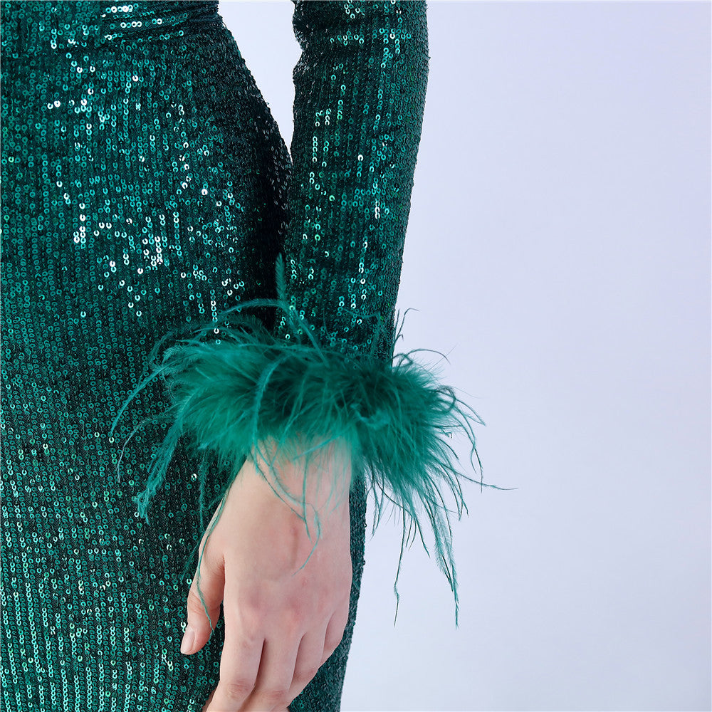 Long Sleeve Formal Dress