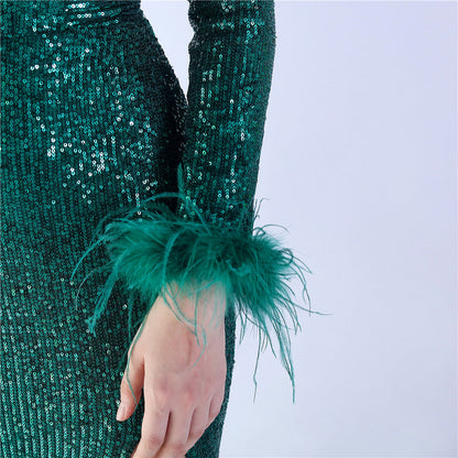 Long Sleeve Formal Dress