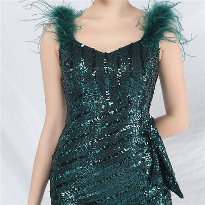 Side split formal dress