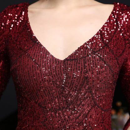 Sequin Long Formal Gown