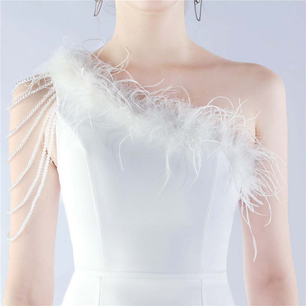 Exhibition and Wedding Evening Formal Gown