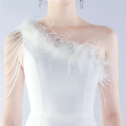 Exhibition and Wedding Evening Formal Gown