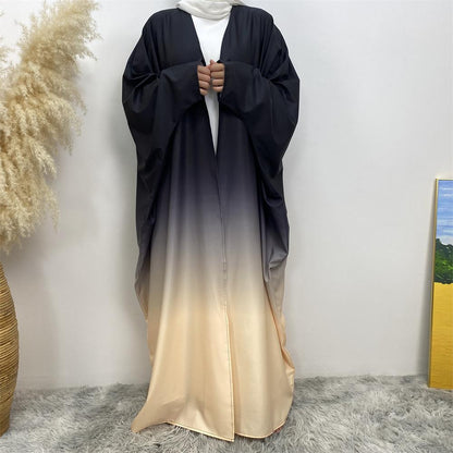 Loose Gradient Cardigan Abaya