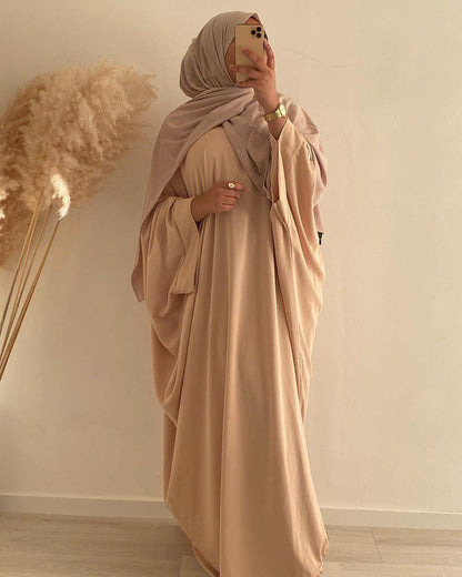 2pcs Set ROBE DRESS Hijab+ Abaya