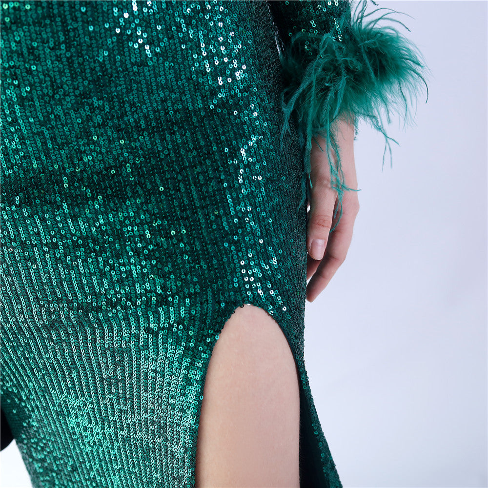 Long Sleeve Formal Dress