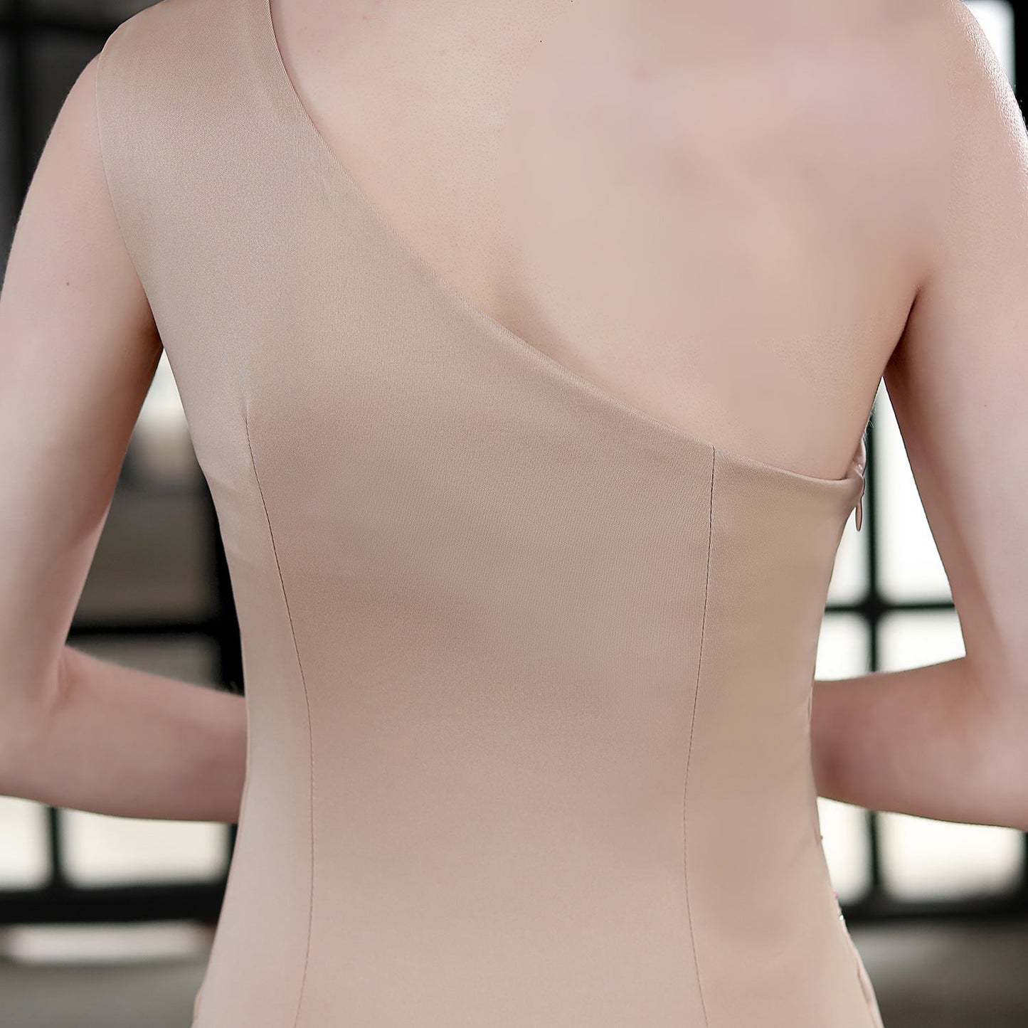 Long One Shoulder Formal Dress