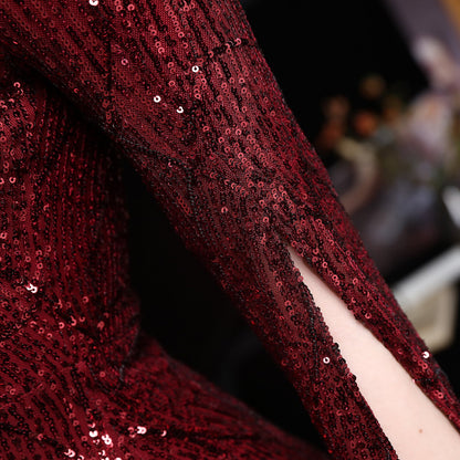 Sequin Long Formal Gown