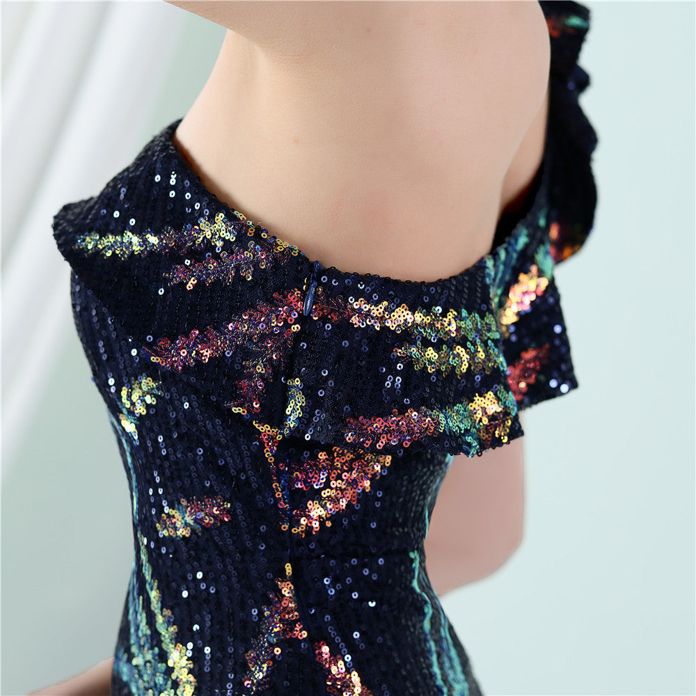 One Shoulder Formal Dress