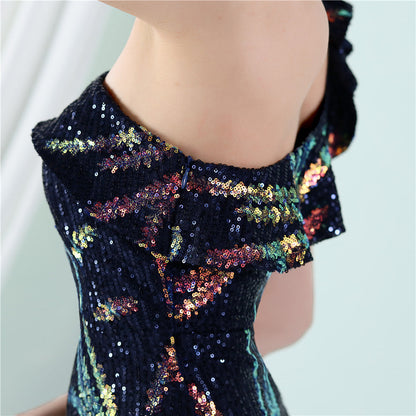 One Shoulder Formal Dress