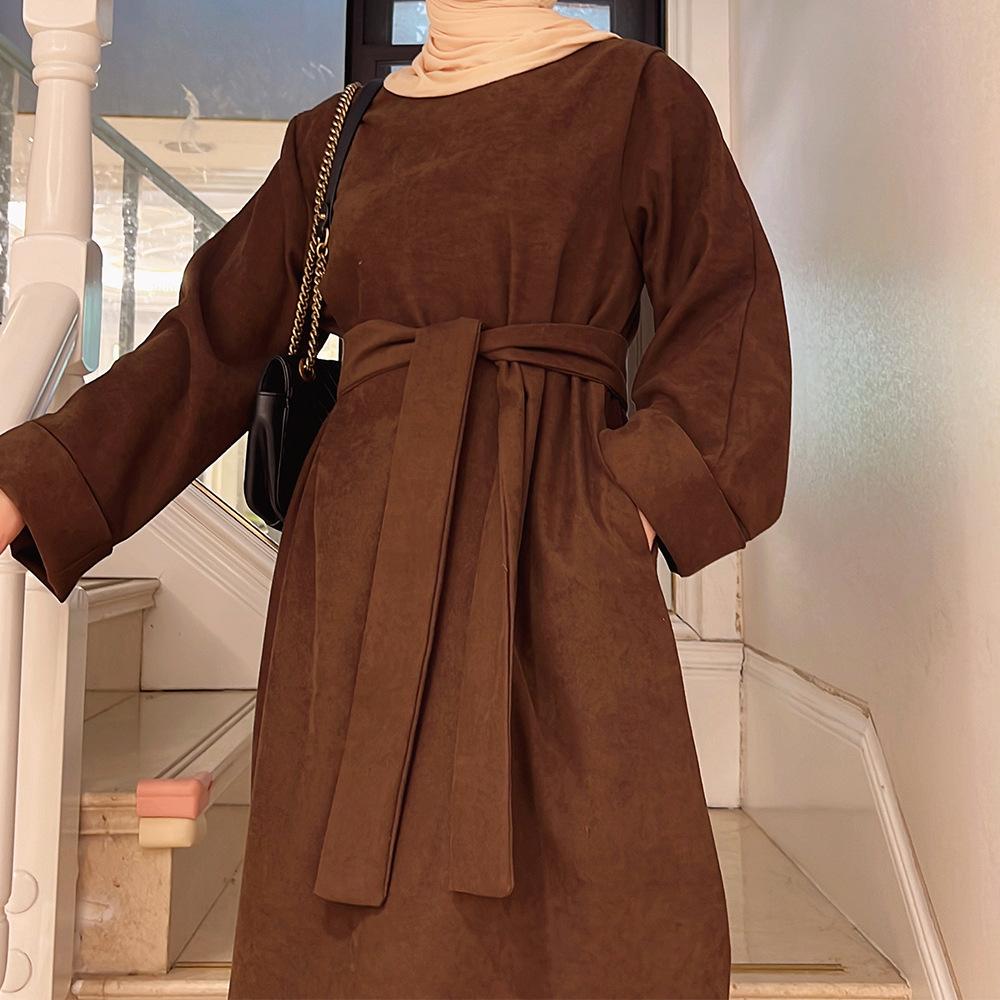 Solid Color Tunic Dress