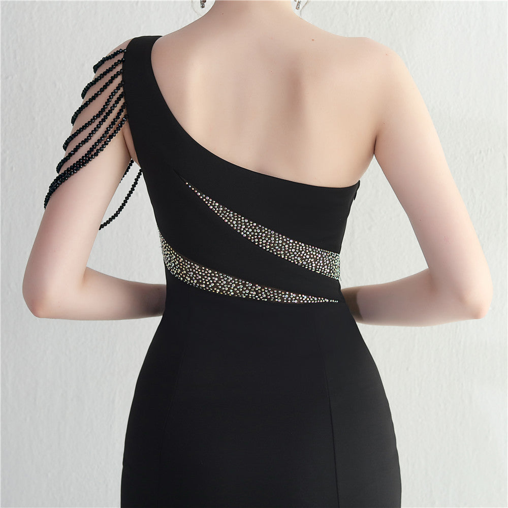 One Shoulder Long Formal Dress