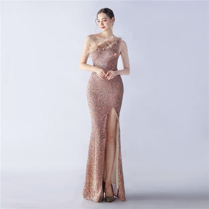 Side Split Formal Dress