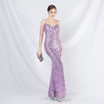 Long Halter Formal Dress