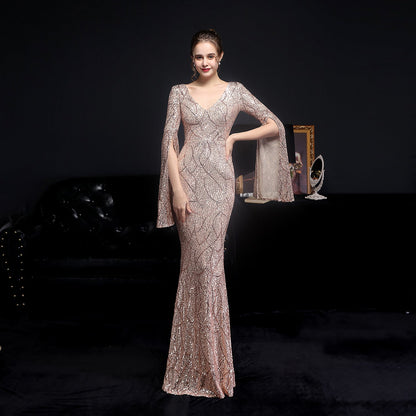 Sequin Long Formal Gown