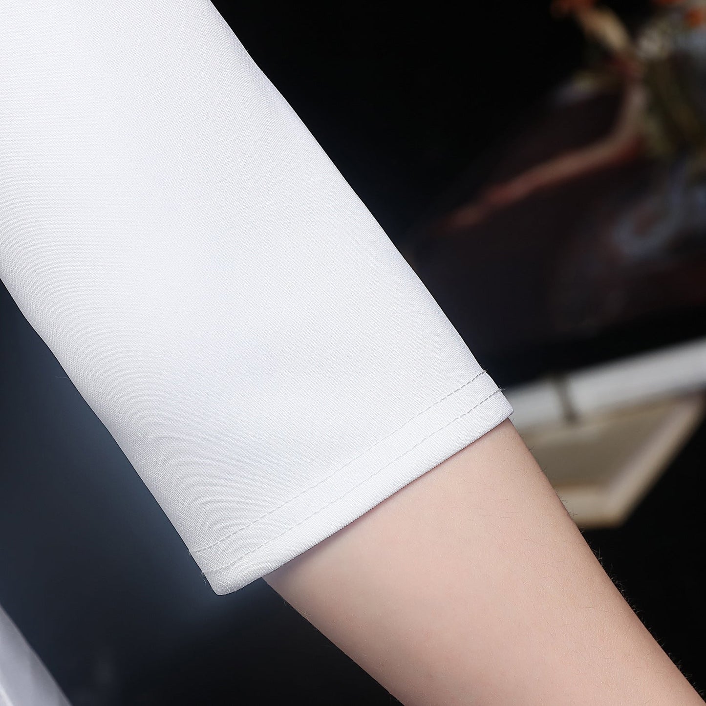 Lace Rhinestone Formal Dress