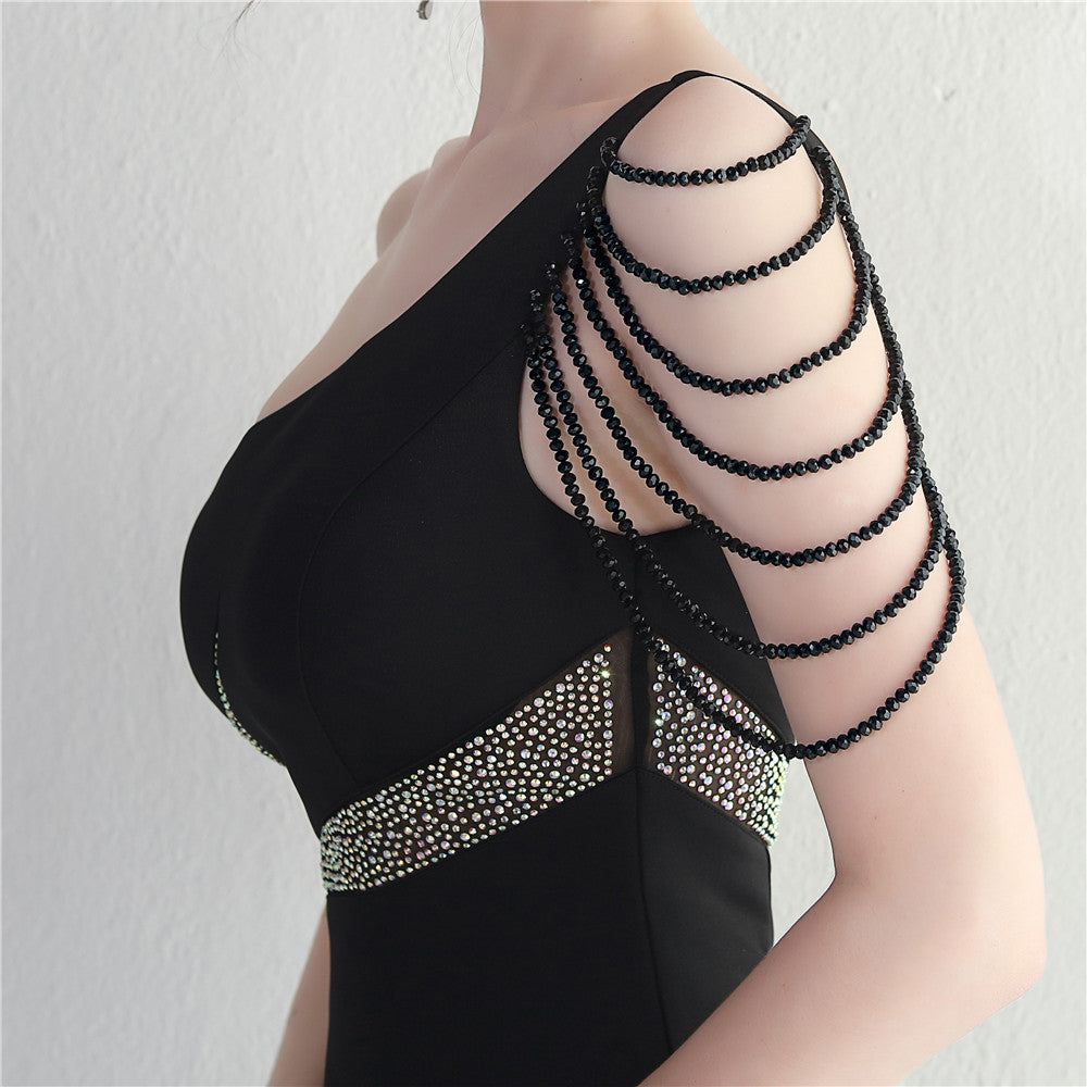 One Shoulder Long Formal Dress