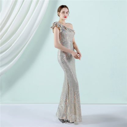 One Shoulder Formal Dress