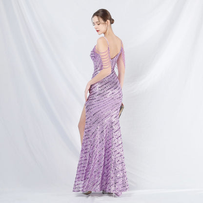 Long Halter Formal Dress