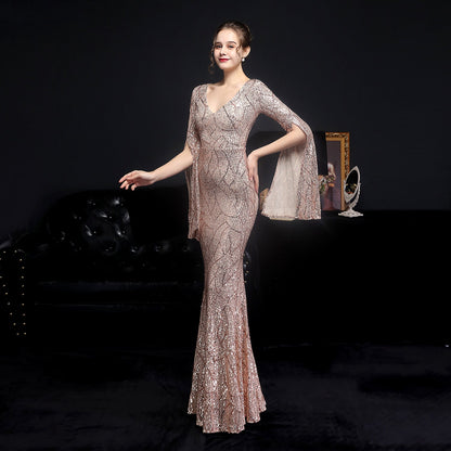 Sequin Long Formal Gown