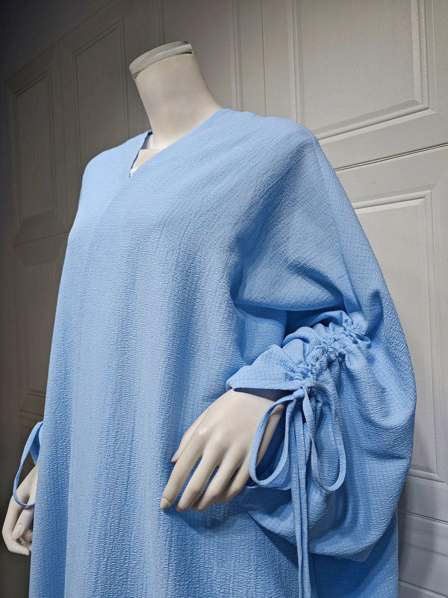 Muslim Solid Bat Sleeves Casual Cardigan