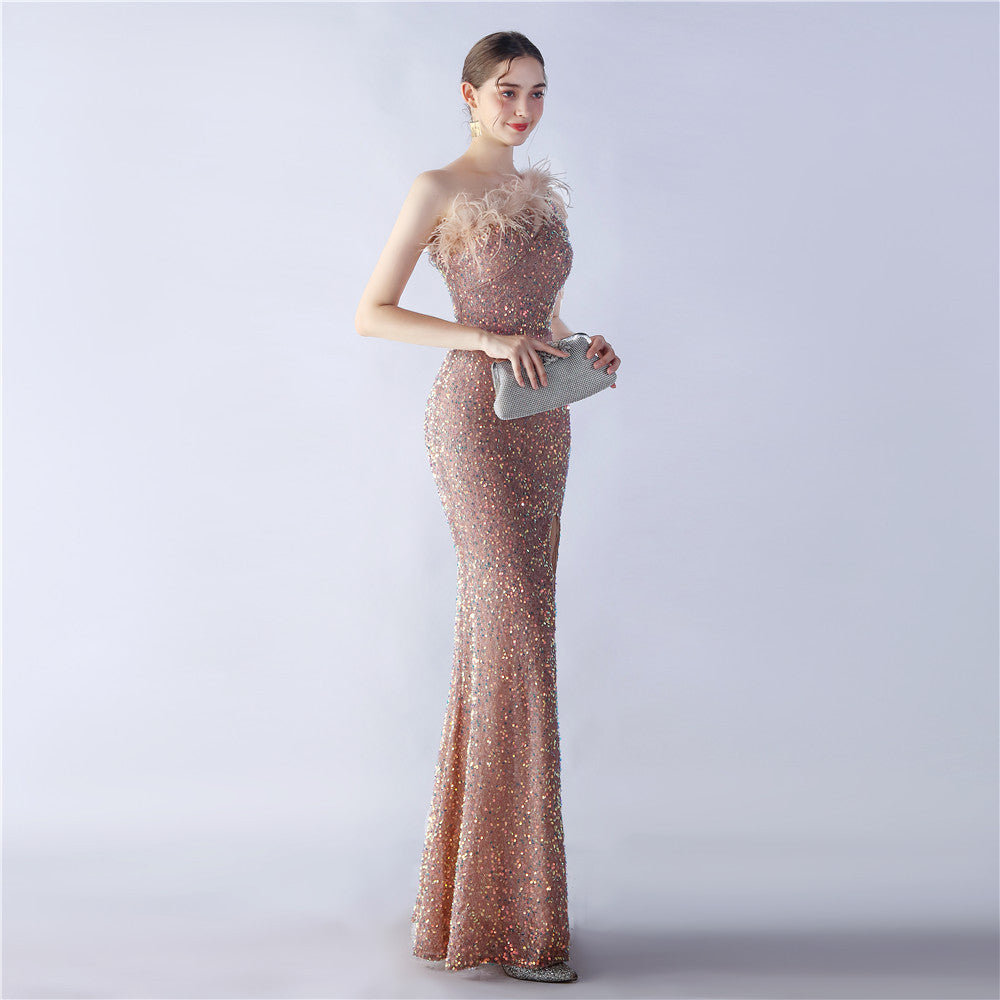 Side Split Formal Dress