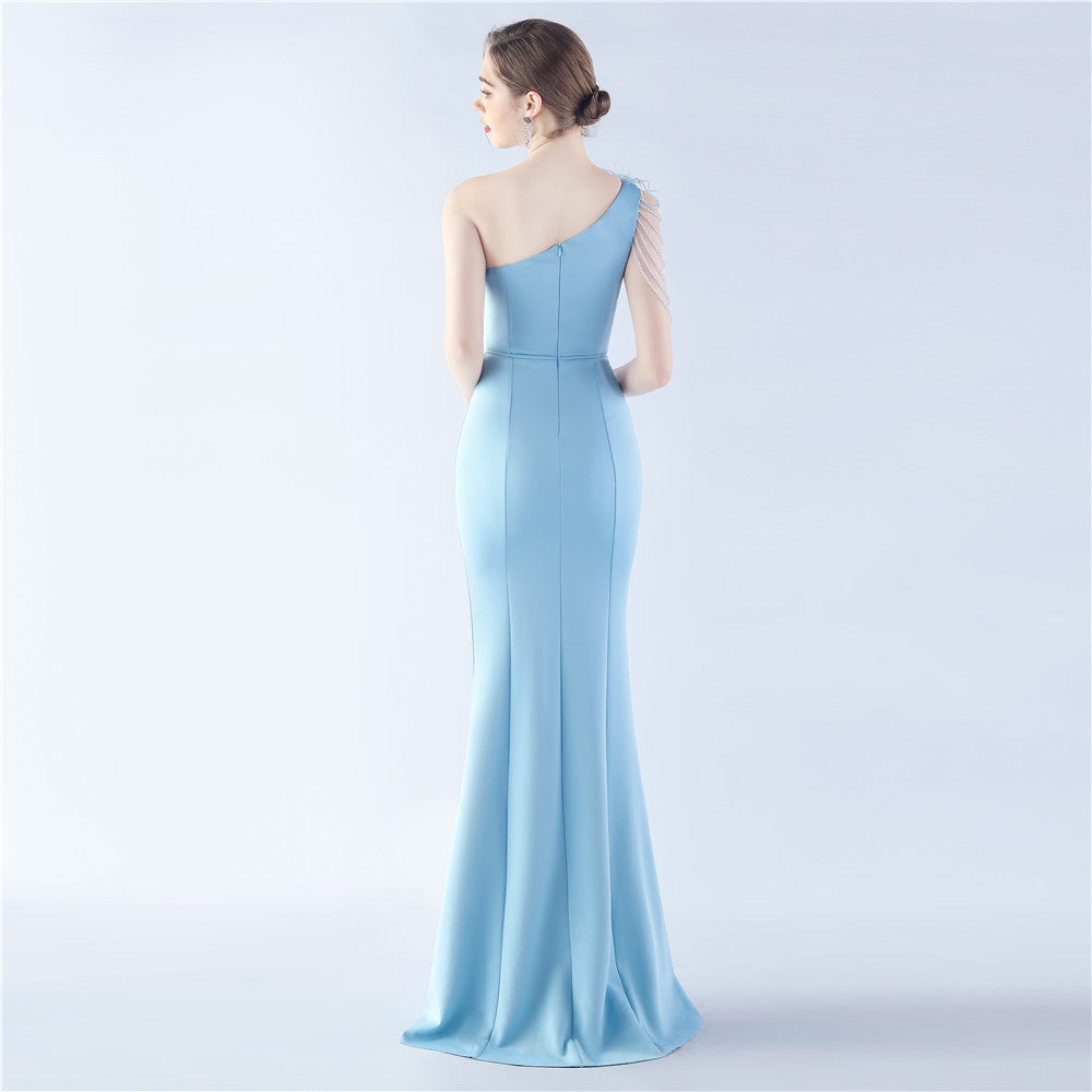 Exhibition and Wedding Evening Formal Gown