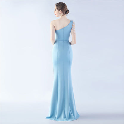 Exhibition and Wedding Evening Formal Gown