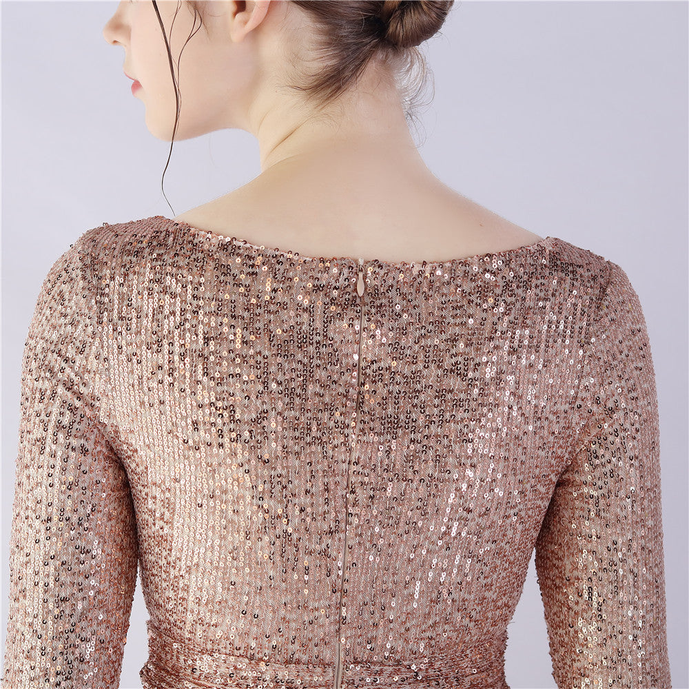 Long Sleeve Formal Dress