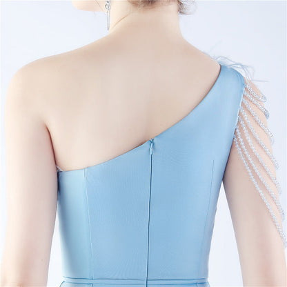 Exhibition and Wedding Evening Formal Gown