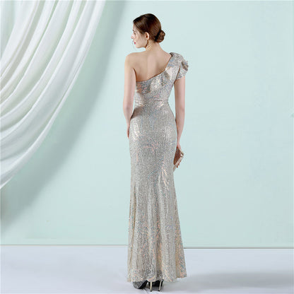 One Shoulder Formal Dress