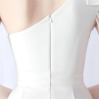 Crafted Flower With Beading Formal Dress