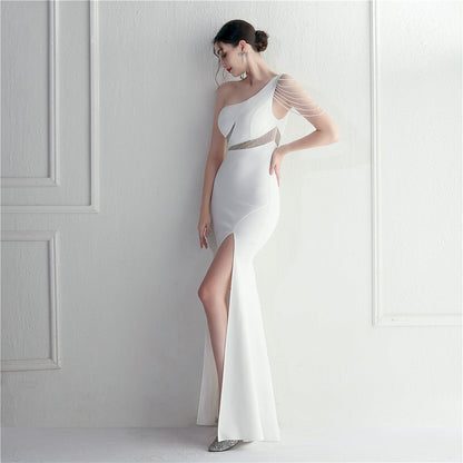 One Shoulder Long Formal Dress