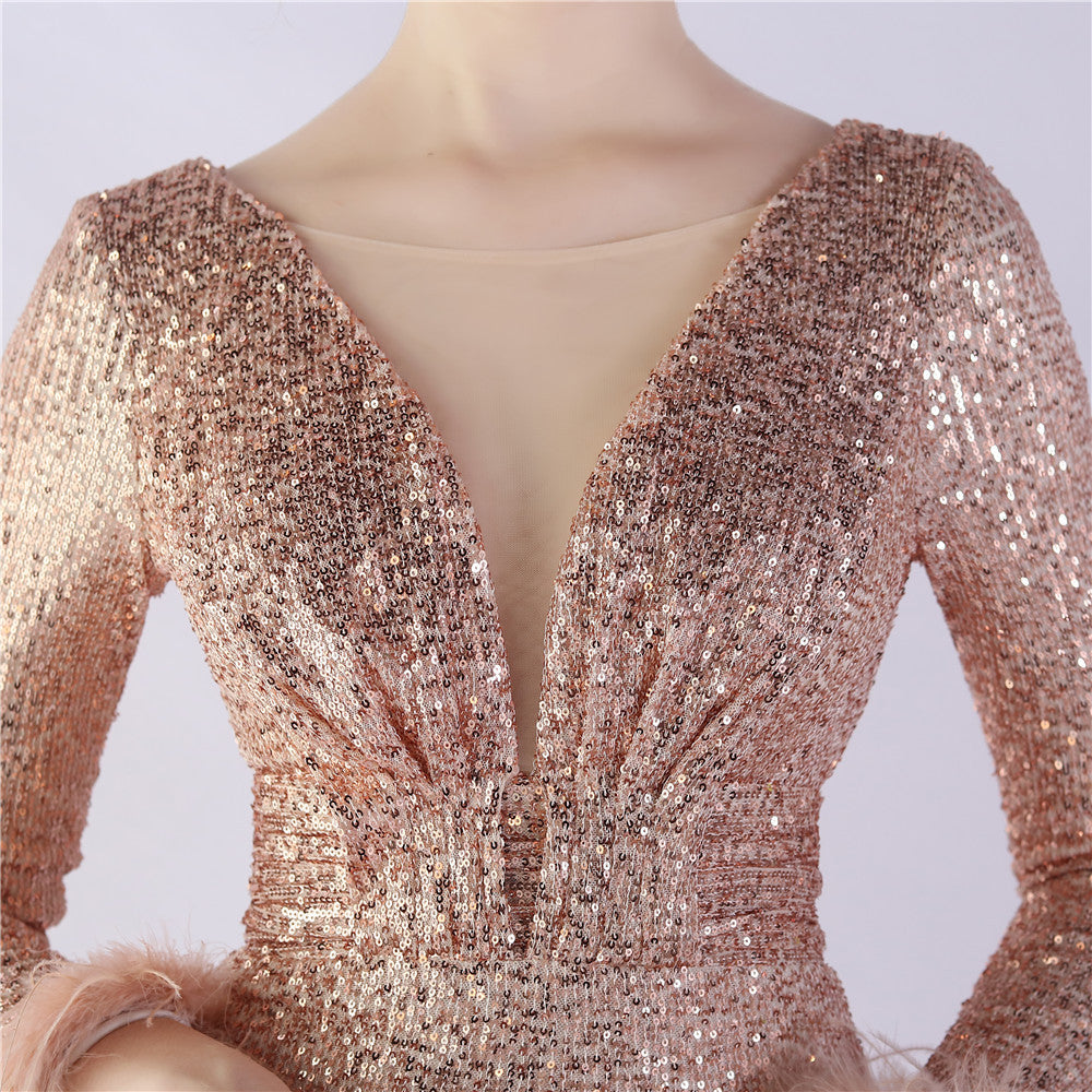 Long Sleeve Formal Dress