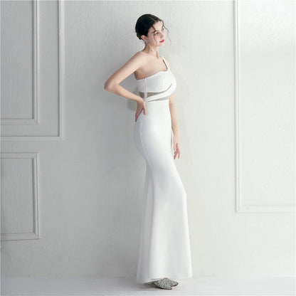 One Shoulder Long Formal Dress