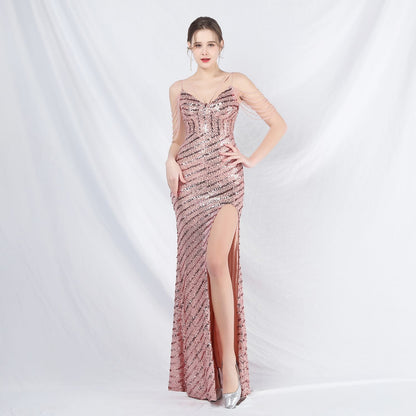 Long Halter Formal Dress