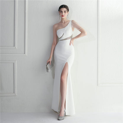 One Shoulder Long Formal Dress